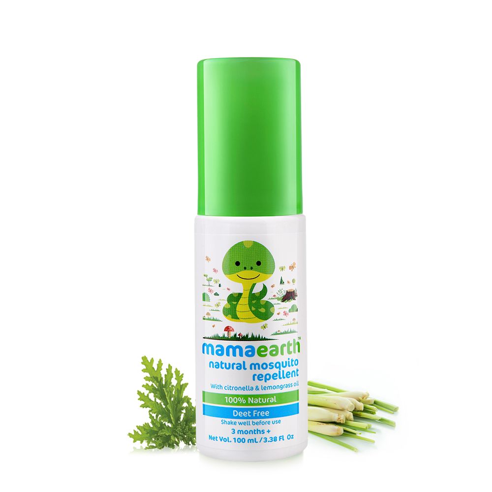 Mamaearth Natural mosquito repellent spray with Rice Water and Niacinamide for Glass Skin, 100 ml