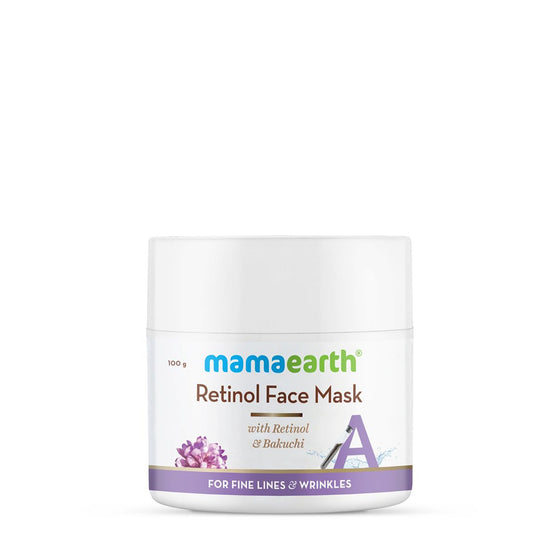 Retinol Face Mask with Retinol and Bakuchi for Fine Lines & Wrinkles - 100 g