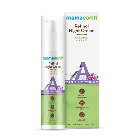 mamaearth retinol night cream