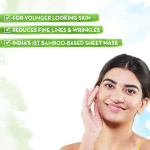 Retinol Bamboo Sheet Mask for Fine Lines and Wrinkles 