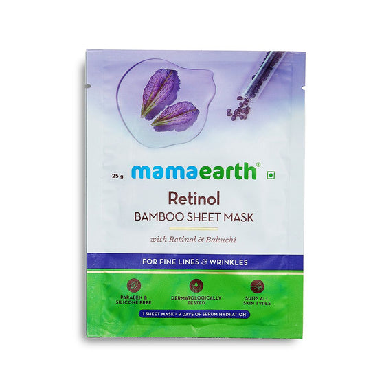 Retinol bamboo sheet mask