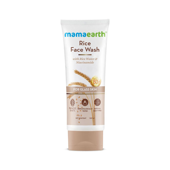 Rice Face Wash With Rice Water & Niacinamide for Glass Skin - 100 ml