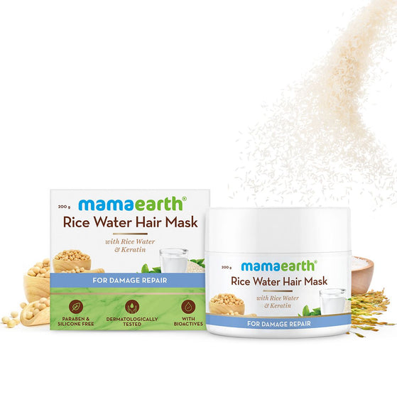rice water mask for hair, Keratin Hair Mask