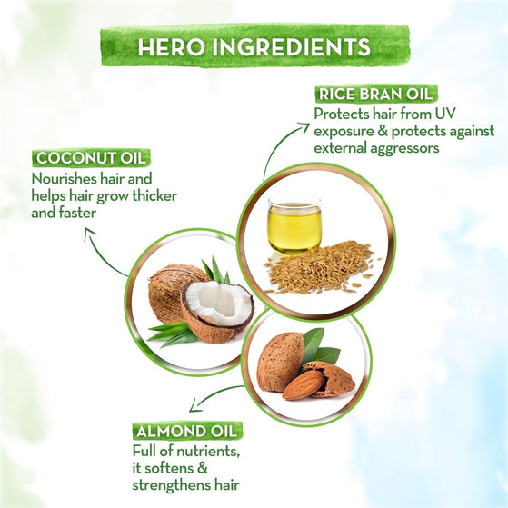 Rice Hair Oil with Rice Bran and Coconut Oil