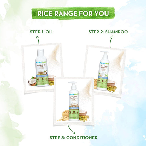 mamaearth rice water range