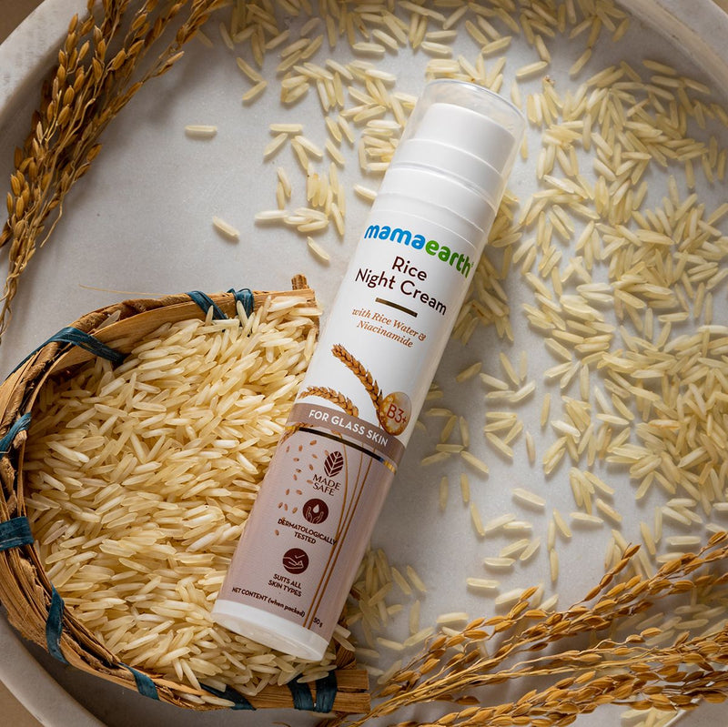 Rice Night Cream With Rice Water & Niacinamide for Glass Skin - 50 g