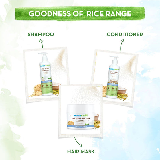 Rice Water Bamboo Sheet Mask with Rice Water and Coconut Milk for Deep Hydration - 25 g