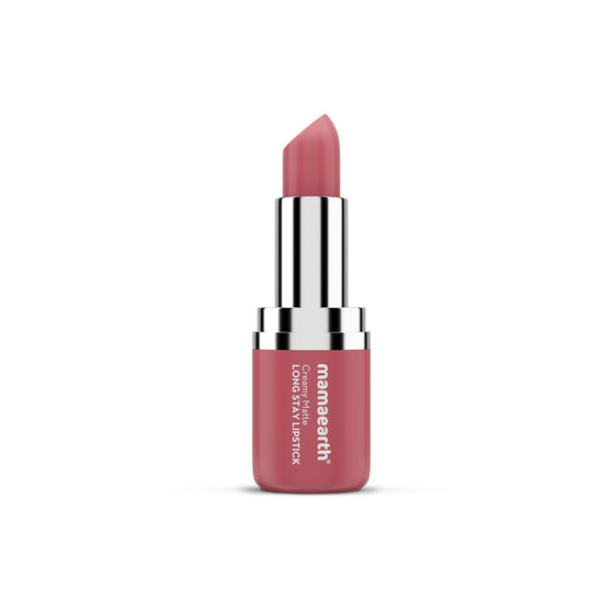 Creamy Matte Long Stay Lipstick with Murumuru Butter and Vitamin E - 4.2g | Rose Nude