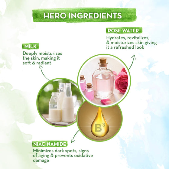 Rose Water Bamboo Sheet Mask with Rose Water