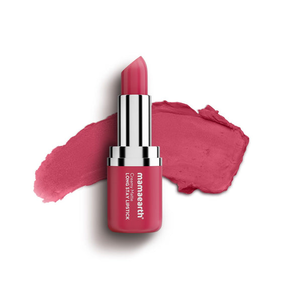 Creamy Matte Long Stay Lipstick with Murumuru Butter and Vitamin E  - 4.2g | Rosewood Pink