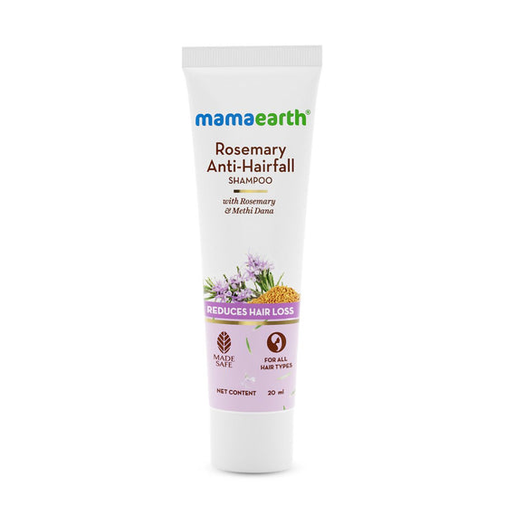 Rosemary Anti-Hair Fall Shampoo with Rosemary & Methi Dana for Reducing Hair Loss & Breakage - 20 ml