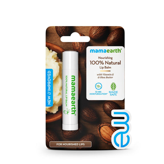 Nourishing 100% Natural Lip Balm with Shea Butter & Vitamin E - 4g