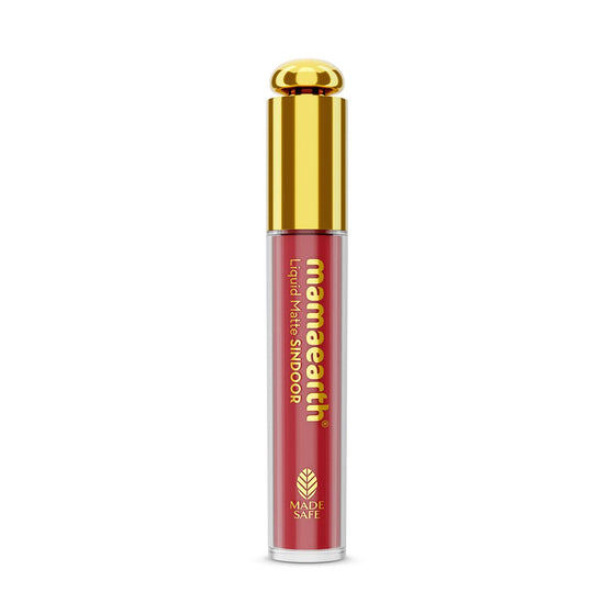 Liquid Matte Sindoor with Almond Extract & Vitamin E - 2.8 ml | 02- Maroon
