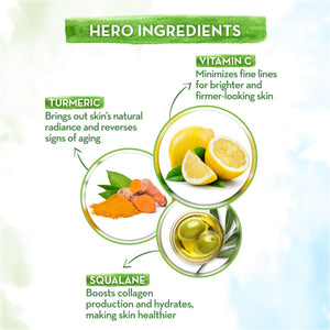 natural turmeric serum with vitamin c & turmeric