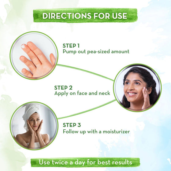 how to use turmeric serum on face at night