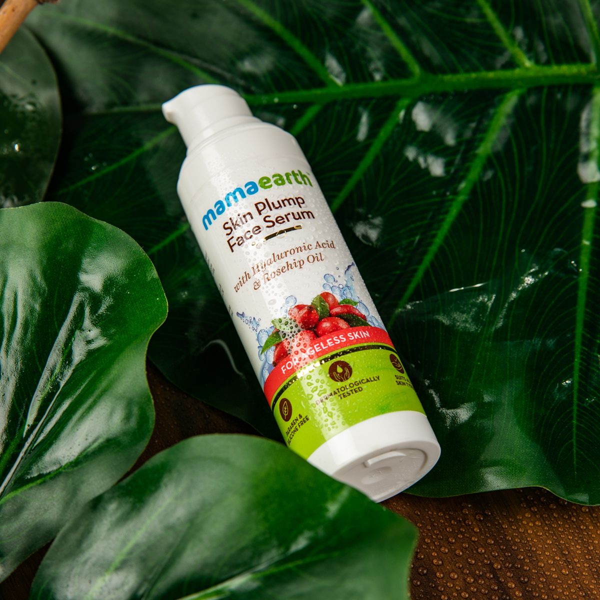 Skin Plump Serum For Face Glow, with Hyaluronic Acid and Rosehip Oil for Ageless Skin - 30ml