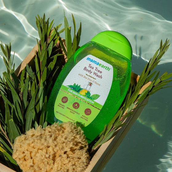 Tea Tree Body Wash With Tea Tree and Neem For Skin Purification - 300 ml