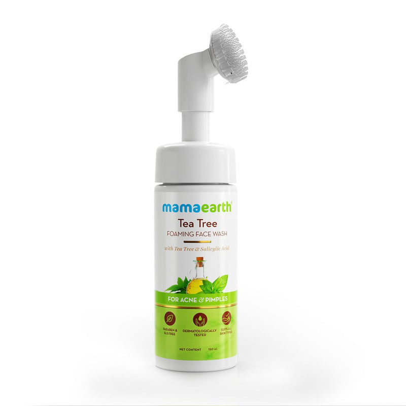 Tea Tree Foaming Face Wash with Tea Tree and Salicylic Acid for Acne and Pimples - 150ml