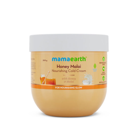 Honey Malai Cold Cream with Honey & Malai For Nourishing Glow - 200 g