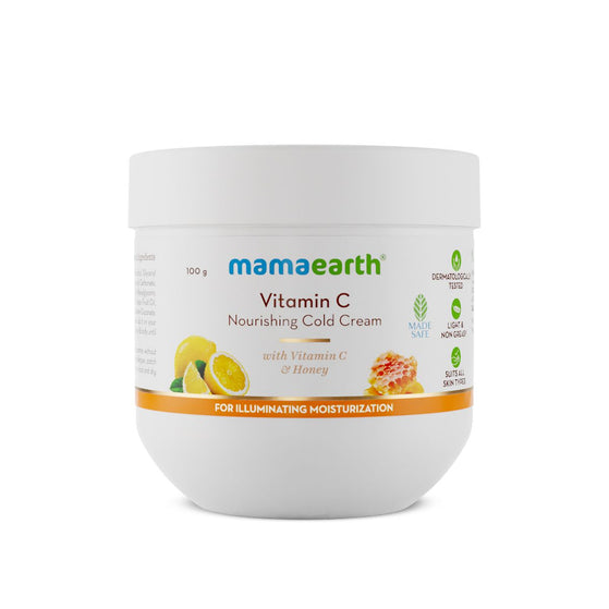 Vitamin C Nourishing Cold Cream with Vitamin C & Honey for Illuminating Moisturization - 100 g