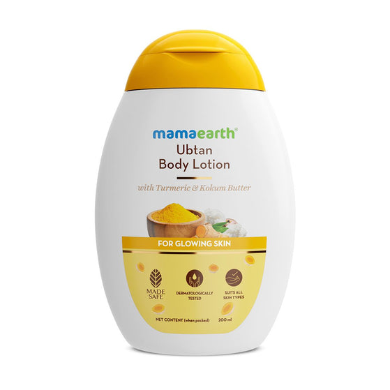 Ubtan Body Lotion with Turmeric & Kokum Butter for Glowing Skin – 200 ml