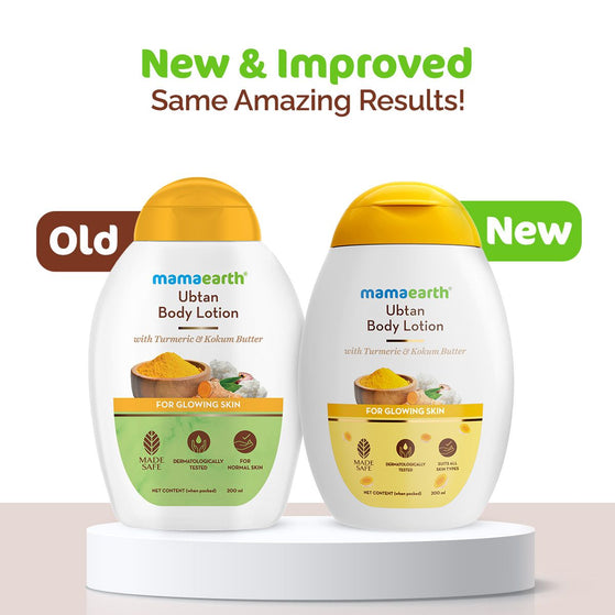 Ubtan Body Lotion with Turmeric & Kokum Butter for Glowing Skin – 200 ml
