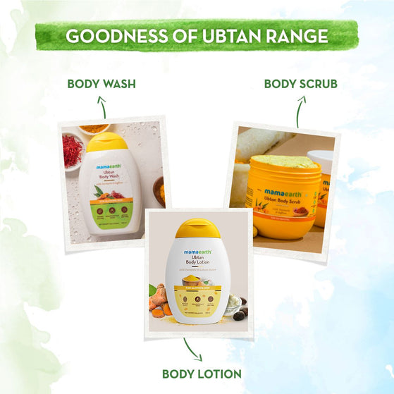Ubtan Body Lotion with Turmeric & Kokum Butter for Glowing Skin – 200 ml