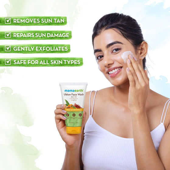 mamaearth ubtan face wash benefits