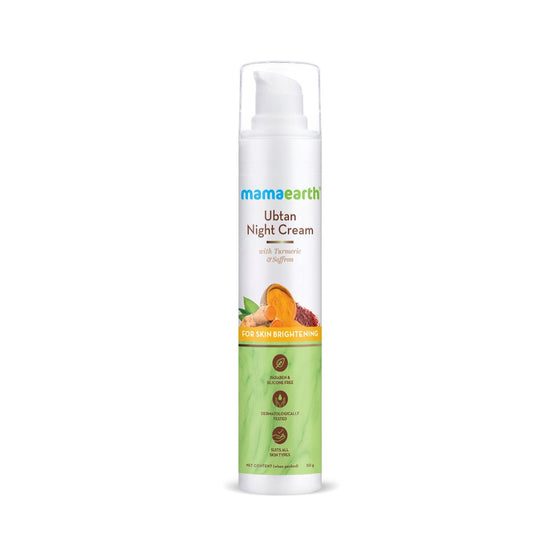 Ubtan Night Cream with Turmeric & Saffron for Skin Brightening – 50 g