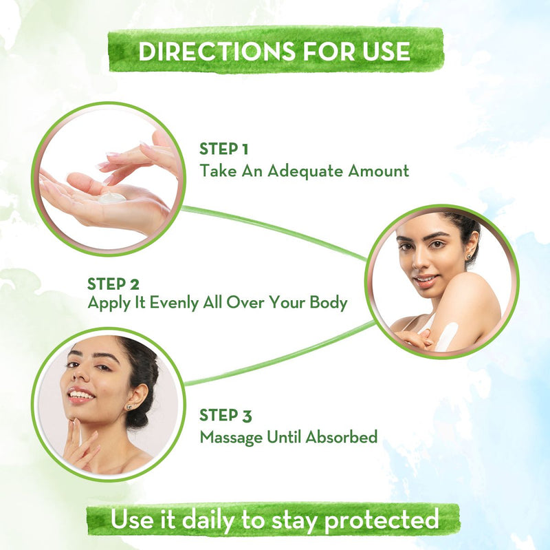 Sunscreen Body Lotion SPF 30 - 300 ml | Ubtan Pack of 2