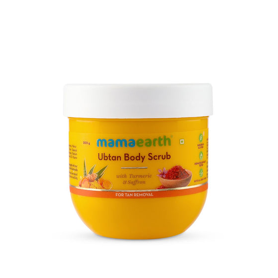 Ubtan Body Scrub with Turmeric and Saffron for Tan Removal - 200 g