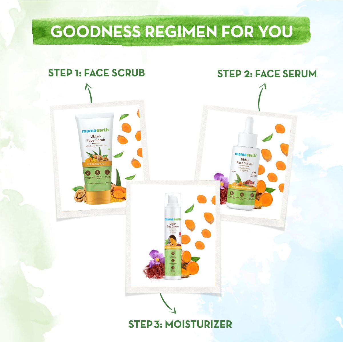 mamaearth Ubtan face scrub