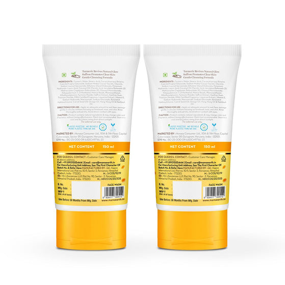 Ubtan face wash duo 150ml combo pack back