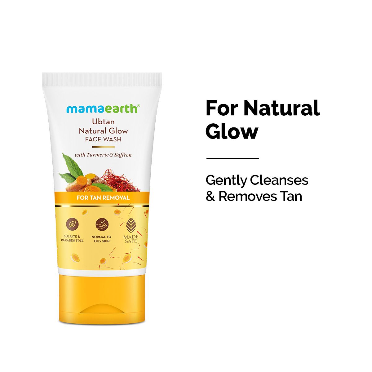 Mamaearth Ubtan Face Wash for Tan Removal - 150ml