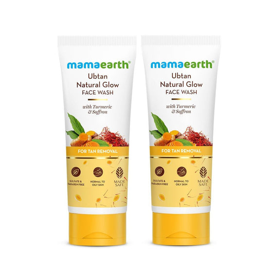 Ubtan natural glow face wash 200ml double pack
