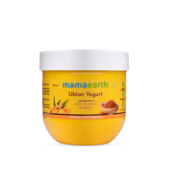 Ubtan Yogurt with Turmeric and Saffron for Deep Moisturization – 200 ml