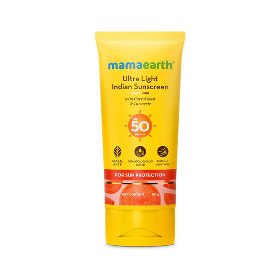 Ultra Light Indian Sunscreen SPF 50 tube front view