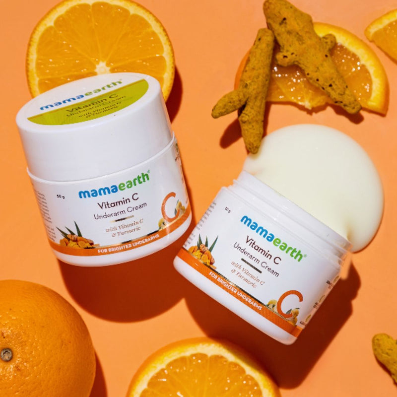Vitamin C Underarm Cream with Vitamin C & Turmeric for Brighter Underarms  – 50 g