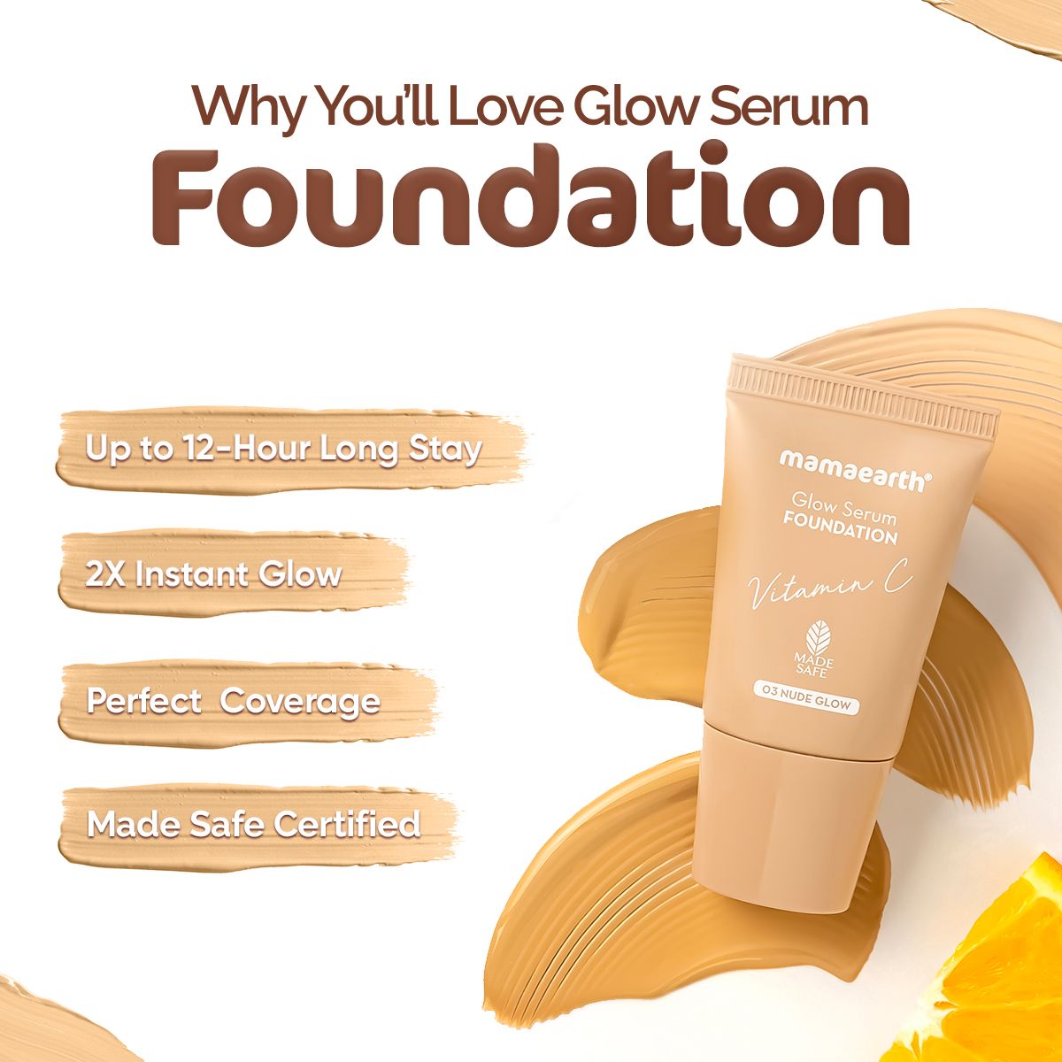 Glow Serum Foundation Mini Tube - Creme Glow - 18ml