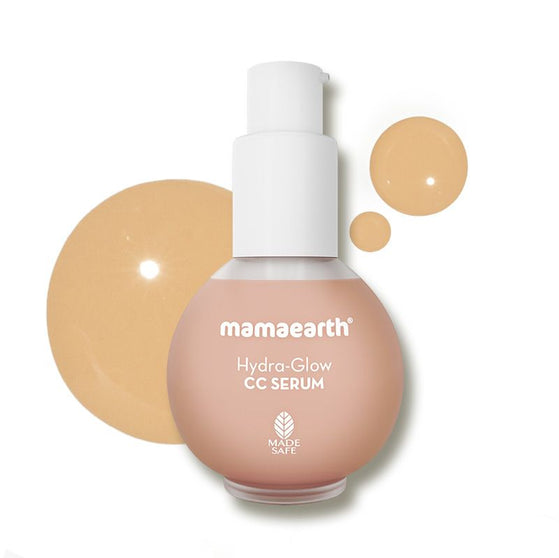 Mamaearth Hydra-Glow CC Serum with Vitamin C & Hyaluronic Acid - Vanilla -  30 ml