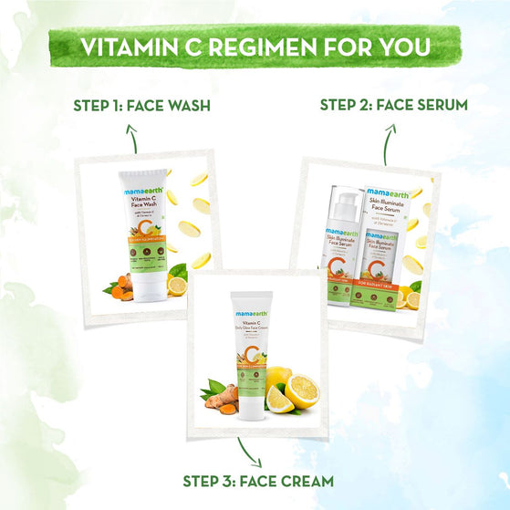 Vitamin C Daily Glow Face Cream With Vitamin C & Turmeric for Skin Illumination - 20 g