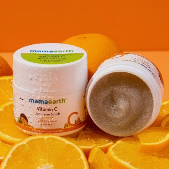 Vitamin C Underarm Scrub with Vitamin C and Turmeric for Brighter Underarms – 50 g