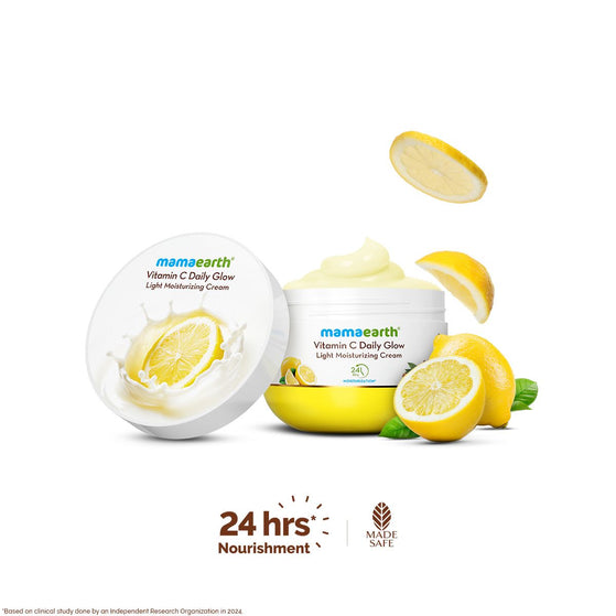 Vitamin C Daily Glow Light Moisturizer with Turmeric & Vitamin C for Skin Brightening - 200 g