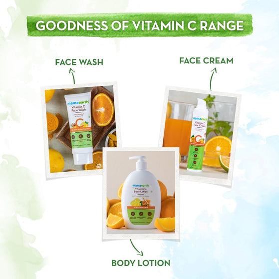 Goodness of Mamaearth Vitamin c Range