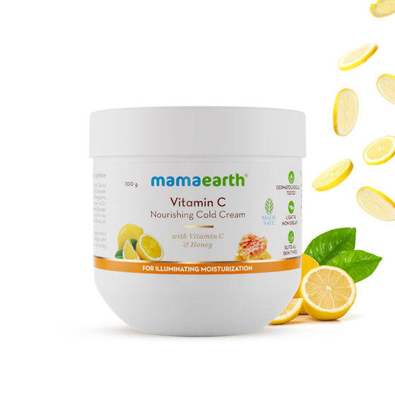 Vitamin C Nourishing Cold Cream with Vitamin C & Honey for Illuminating Moisturization - 100 g