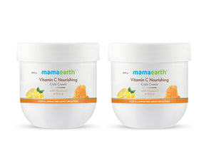 Vitamin C Nourishing Cold Cream with Vitamin C & Honey for Illuminating Moisturization - 200 g Pack of 2