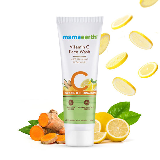 Vitamin C face wash with Turmeric for Skin Illumination - 20ml copy