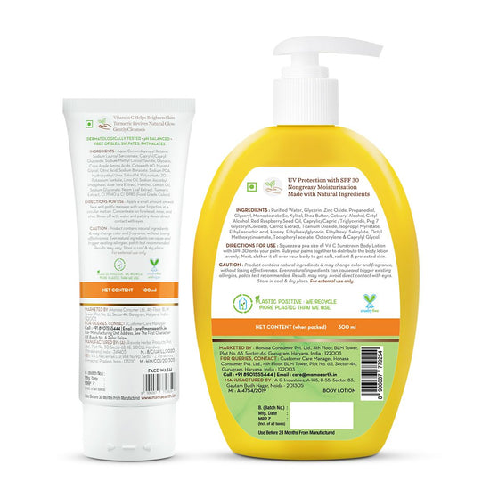 Vitamin C Glow Combo - 100ml + 300ml