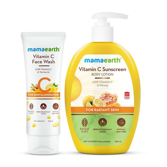 Vitamin C Glow Combo - 100ml + 300ml