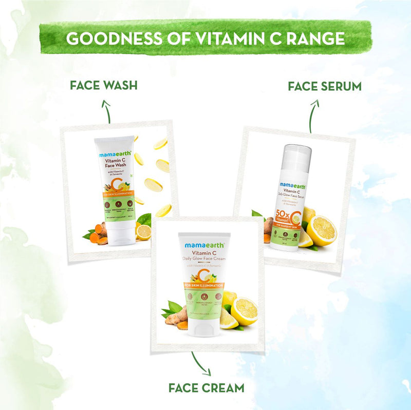Vitamin C Daily Glow Face Serum With Vitamin C & Turmeric for Radiant Skin - 30 ml